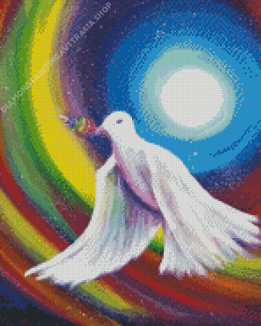 Peace Dove Diamond Painting