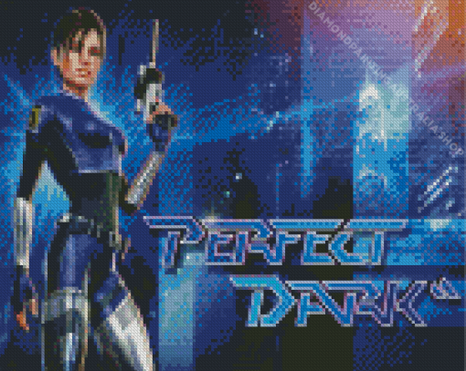 Perfect Dark Video Game Diamond Painting