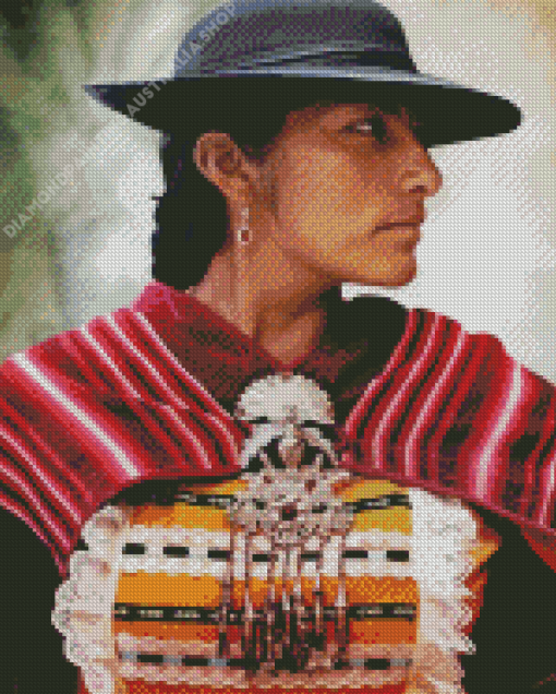 Peru Woman Diamond Painting