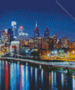 Philadelphia Skyline Diamond Painting