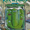 Pickle Rick Poster Diamond Painting