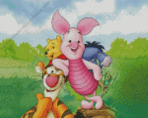 Piglets Big Animated Movie Diamond Painting