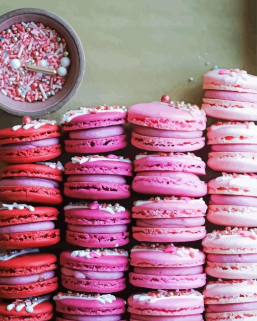 Pink Macarons Diamond Painting