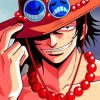 Portgas D Ace One Piece Diamond Painting