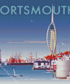 Portsmouth City Poster Diamond Painting