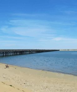 Powder Point Bridge Duxbury Beach Diamond Painting