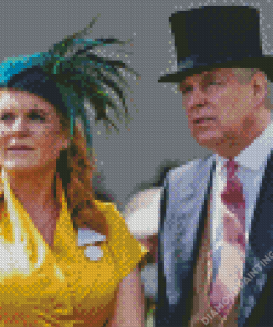 Prince Andrew And Sarah Duchess Diamond Painting