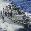 Pt Military Boat Diamond Painting