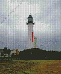 Queenscliff White Lighthouse Diamond Painting