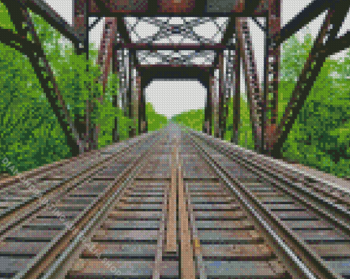 Rail Bridge Diamond Painting