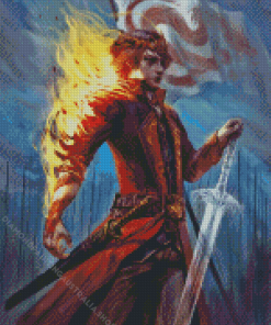 Rand Al Thor Fire Diamond Painting