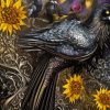 Raven Sunflower Diamond Painting