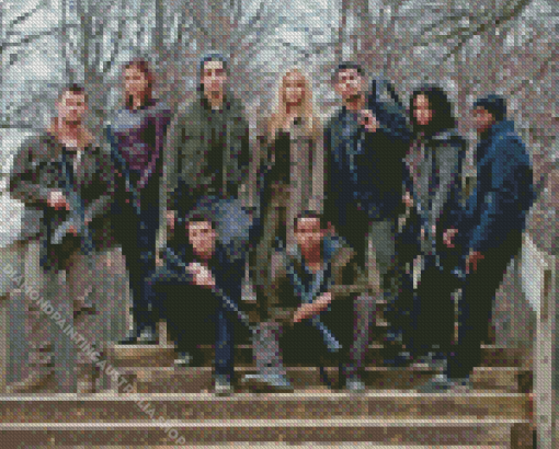 Red Dawn Characters Diamond Painting