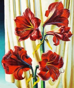 Red Lilies Vladimir Tretchikoff Diamond Painting