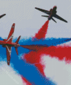 Red Arrows Diamond Painting