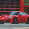 Red Porsche Diamond Painting