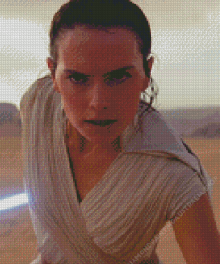 Rey Skywalker Character In Star Wars Diamond Painting