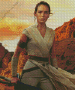 Rey Star Wars Diamond Painting