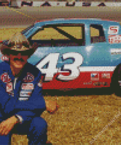 Richard Petty American Race Car Driver Diamond Painting