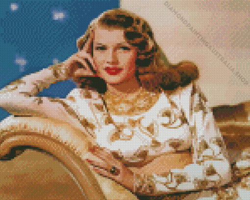 Rita Hayworth Diamond Painting