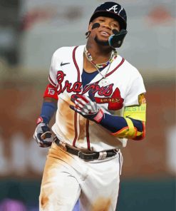 Ronald Acuna Jr Baseball Outfielder Diamond Painting