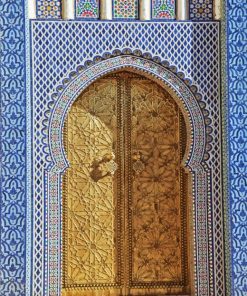 Royal Palace Fez Door Diamond Painting