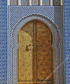 Royal Palace Fez Door Diamond Painting