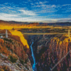 Royal Gorge Bridge Sunset Diamond Painting