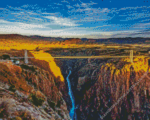 Royal Gorge Bridge Sunset Diamond Painting