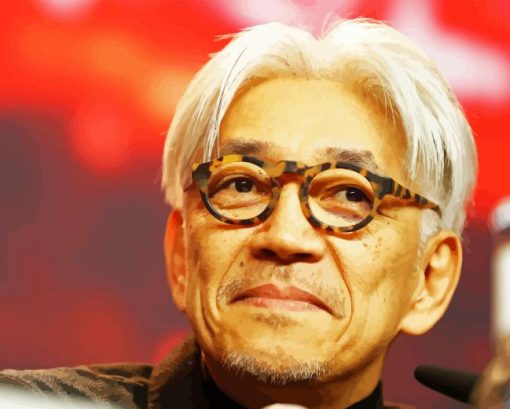 Ryuichi Sakamoto Face Diamond Painting