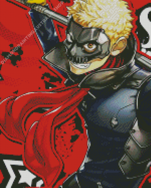 Ryuji Sakamoto Persona 5 Game Diamond Painting