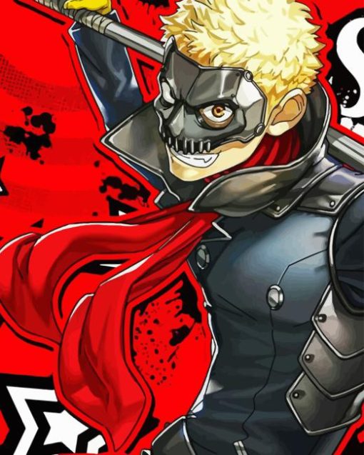 Ryuji Sakamoto Persona 5 Game Diamond Painting