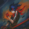 Ryuko Matoi Character Art Diamond Painting