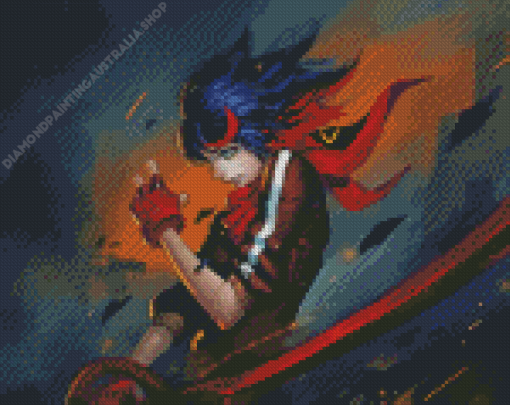 Ryuko Matoi Character Art Diamond Painting