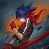 Ryuko Matoi Character Art Diamond Painting