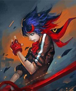 Ryuko Matoi Character Art Diamond Painting