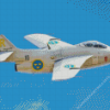 Saab 29 Tunnan Diamond Painting