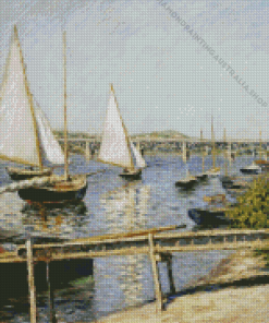 Sailing Boats at Argenteuil Diamond Painting