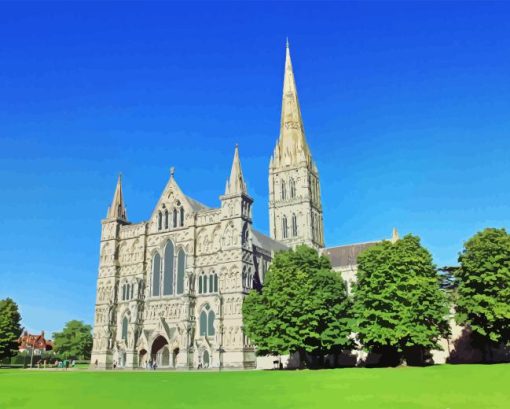 Salisbury Cathedral Diamond Painting