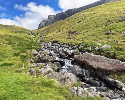 Sca Fell Landscape Diamond Painting