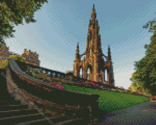 Scott Monument Diamond Painting