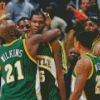 Seattle Supersonics Team Diamond Painting