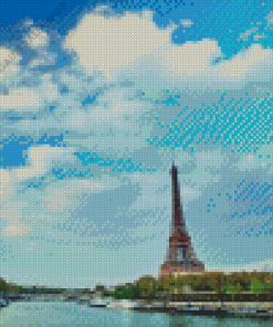 Seine River Eiffel Tower Diamond Painting