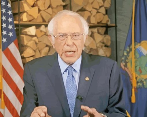 Senator Bernie Sanders Diamond Painting