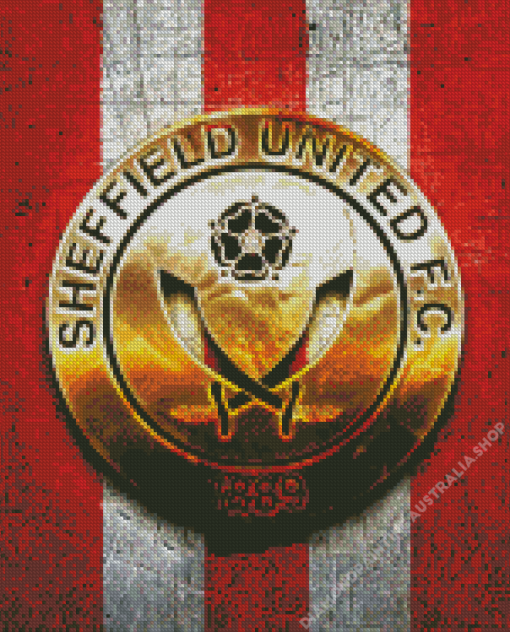 Sheffield United Golden Logo Diamond Painting