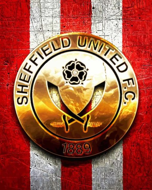 Sheffield United Golden Logo Diamond Painting