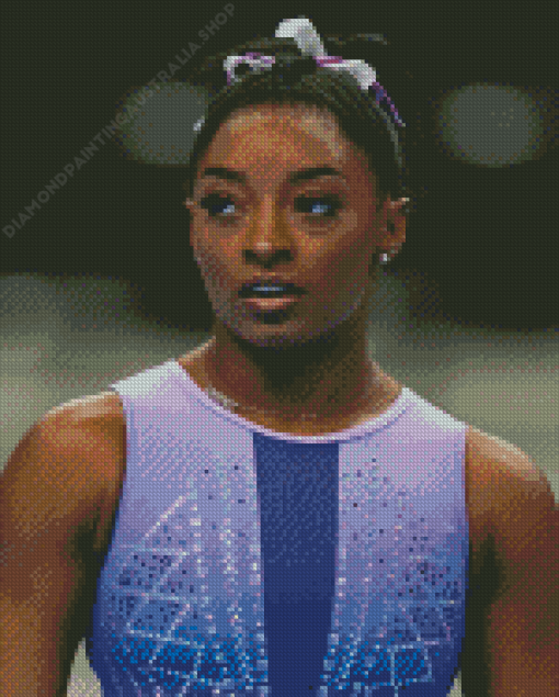 Simone Biles Gymnast Diamond Painting