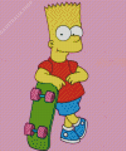 Simpsons Bart Diamond Painting