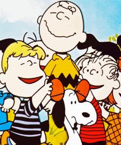 Snoopy And Peanuts Gang Diamond Painting