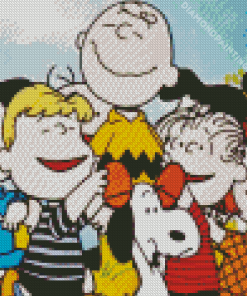 Snoopy And Peanuts Gang Diamond Painting